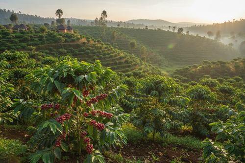 Coffee Trees in Ethiopia